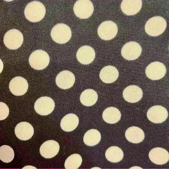 Shelby & Palmer Black and White Polka Dot Midi Dress - Picture 4 of 9